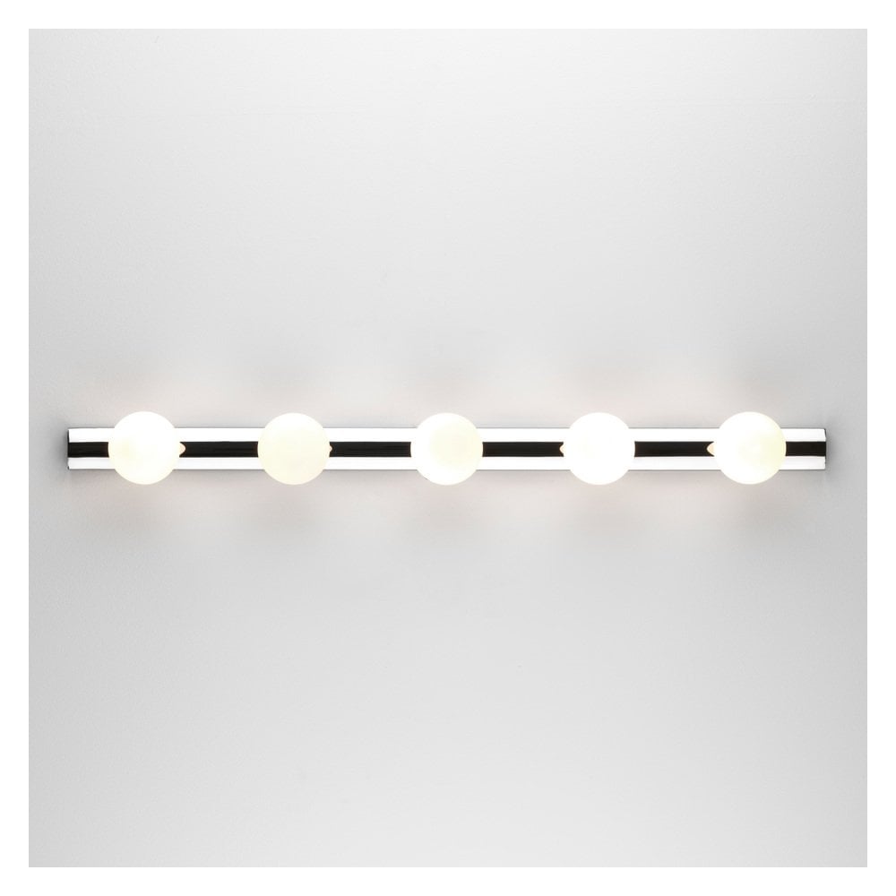Cabaret 5 Bathroom Wall Light In Polished Chrome Finish IP44 1087003