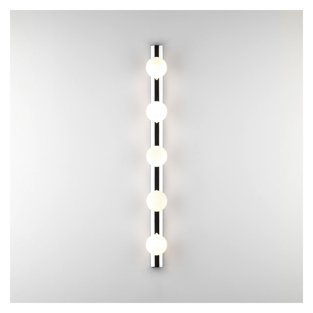 Cabaret 5 Bathroom Wall Light In Polished Chrome Finish IP44 1087003