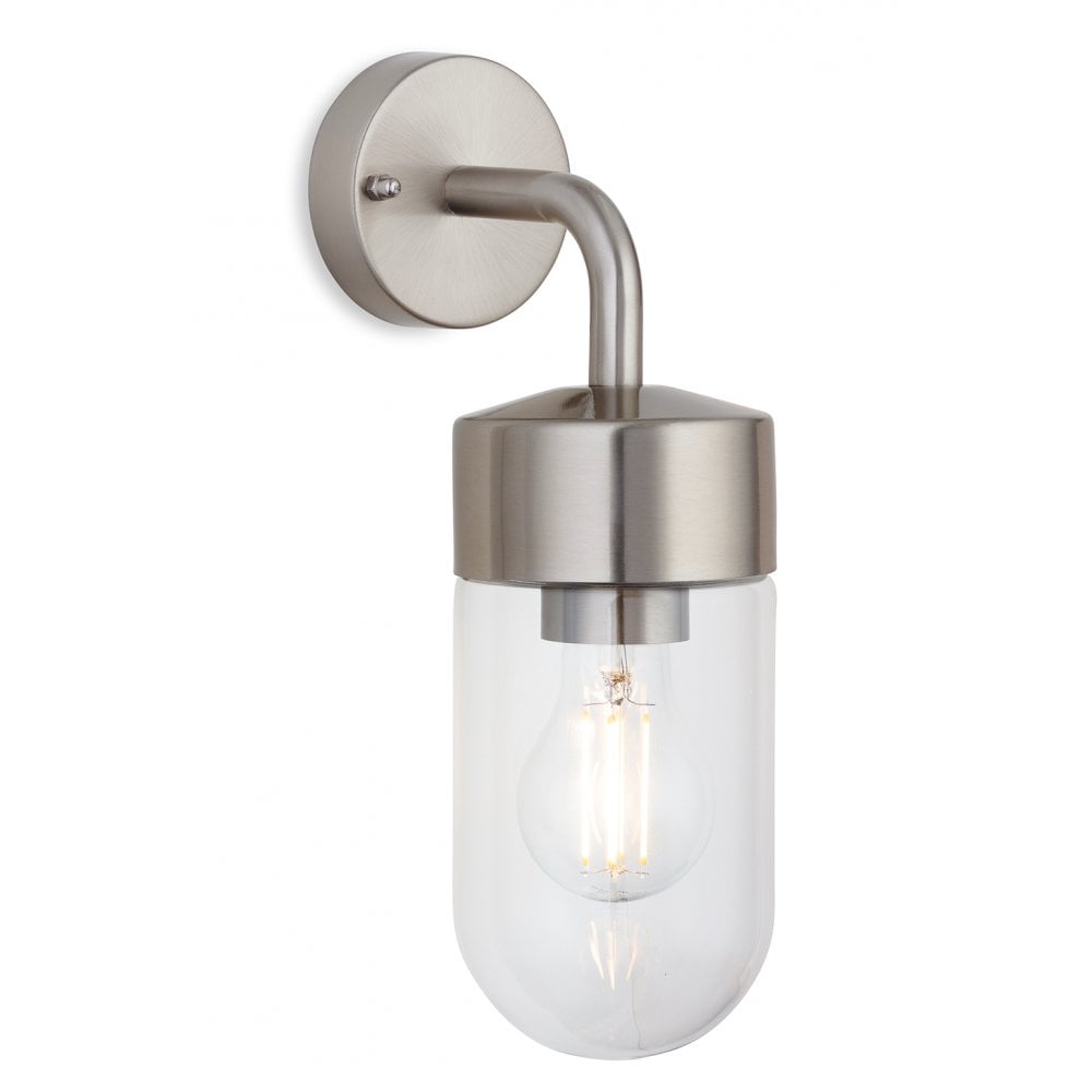 Brisbane Exterior Wall Light In Stainless Steel Finish 3831ST