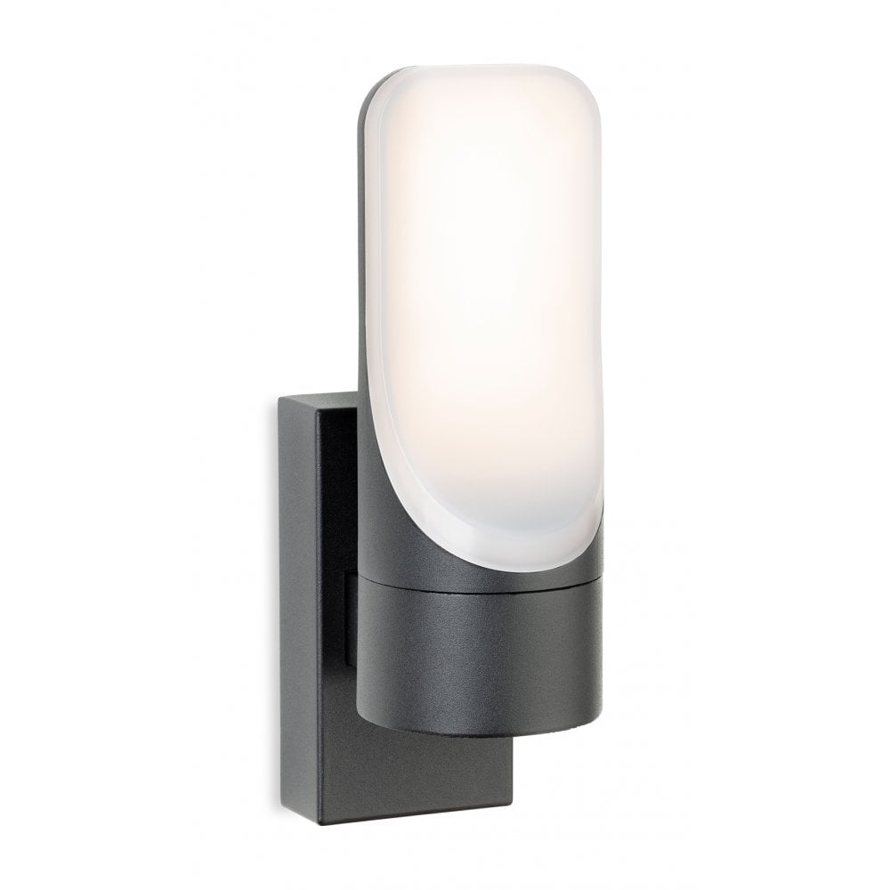 Eve Exterior LED Wall Light In Graphite Finish With Opal Diffuser 3856GP