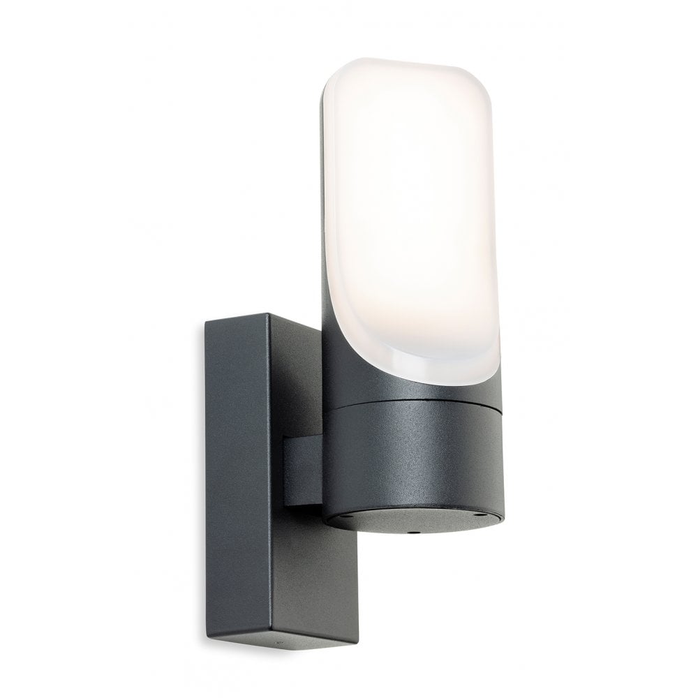 Eve Exterior LED Wall Light In Graphite Finish With Opal Diffuser 3856GP
