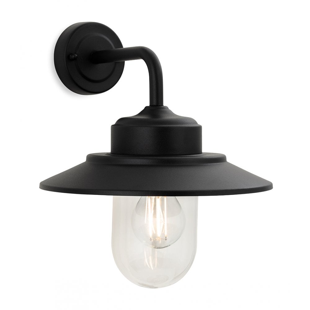 Naples Exterior Wall Light In Black Finish 3828BK
