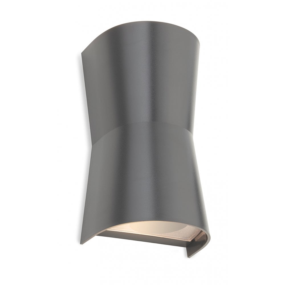 Duke Exterior Resin 2 Light Wall Light In Graphite Finish 3836GP