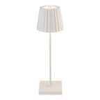 Koko Modern Exterior LED Table Lamp In White Finish IP54 3861WH