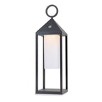 Aruba LED Outdoor Free Standing Lantern In Graphite Finish 3858GP