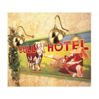 9" Exterior Sign Light In Brass 1051BR