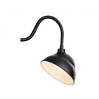 9" Exterior Sign Light In Black 1051BK