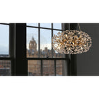 Fusion Stunning 12 Light Ceiling Pendant Light in French Gold Finish