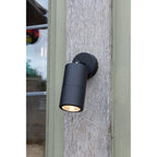 Ortega Single Outdoor Wall Light In Black Finish IP65 ORT0722