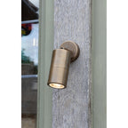 Ortega Single Outdoor Wall Light In Brass Finish IP65 ORT0775