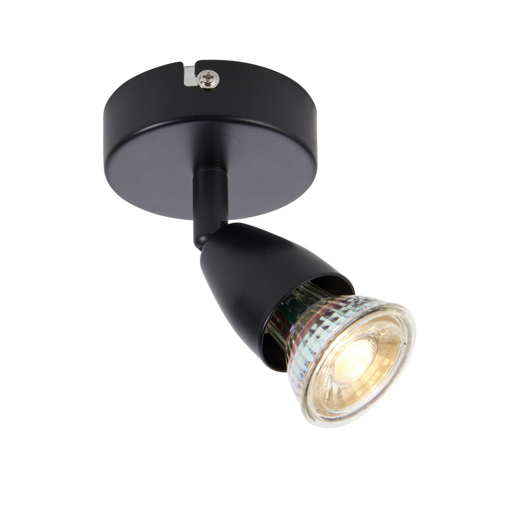 Amalfi Single Spotlight in Black Finish 101328