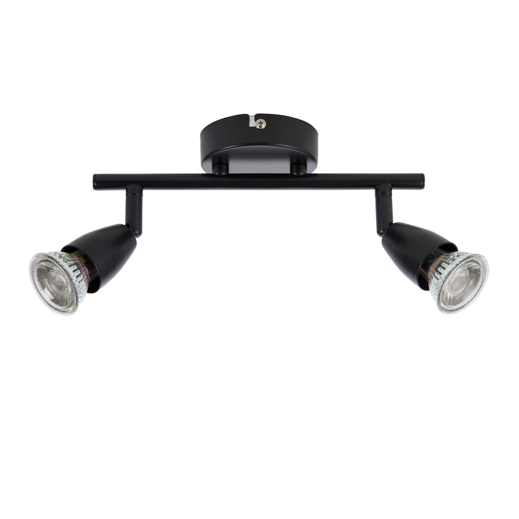 Amalfi Two Bar Spotlight in Black Finish 101329
