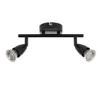 Amalfi Two Bar Spotlight in Black Finish 101329