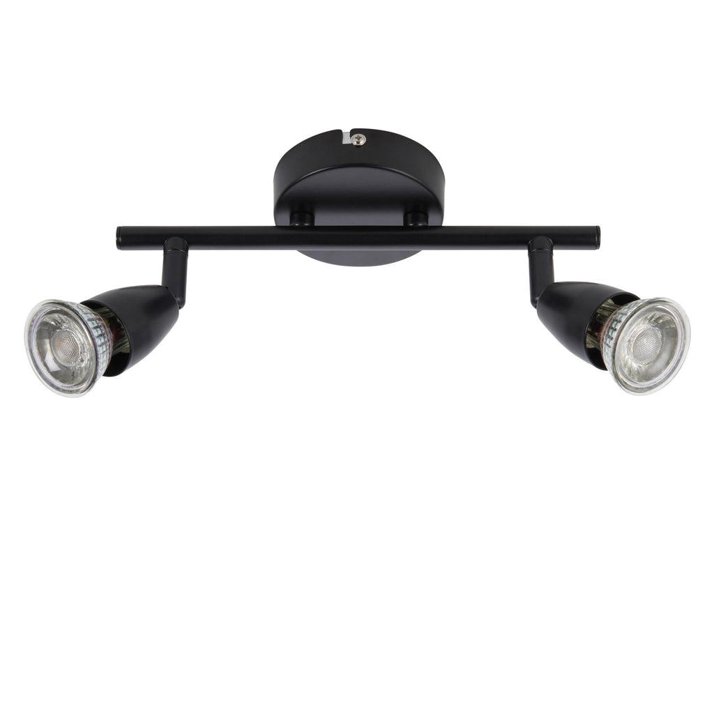 Amalfi Two Bar Spotlight in Black Finish 101329