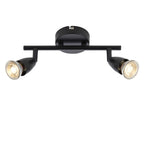 Amalfi Two Bar Spotlight in Black Finish 101329