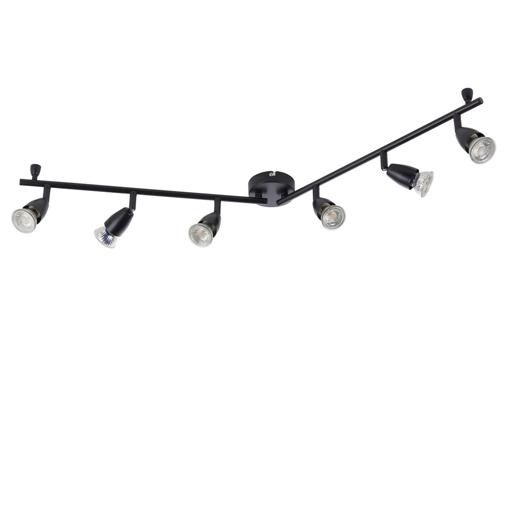 Amalfi Six Bar Spotlight in Black Finish 101332