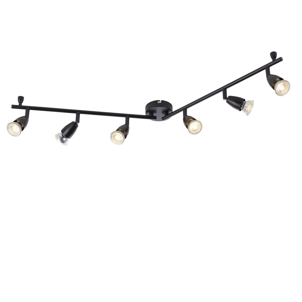 Amalfi Six Bar Spotlight in Black Finish 101332
