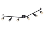 Amalfi Six Bar Spotlight in Black Finish 101332