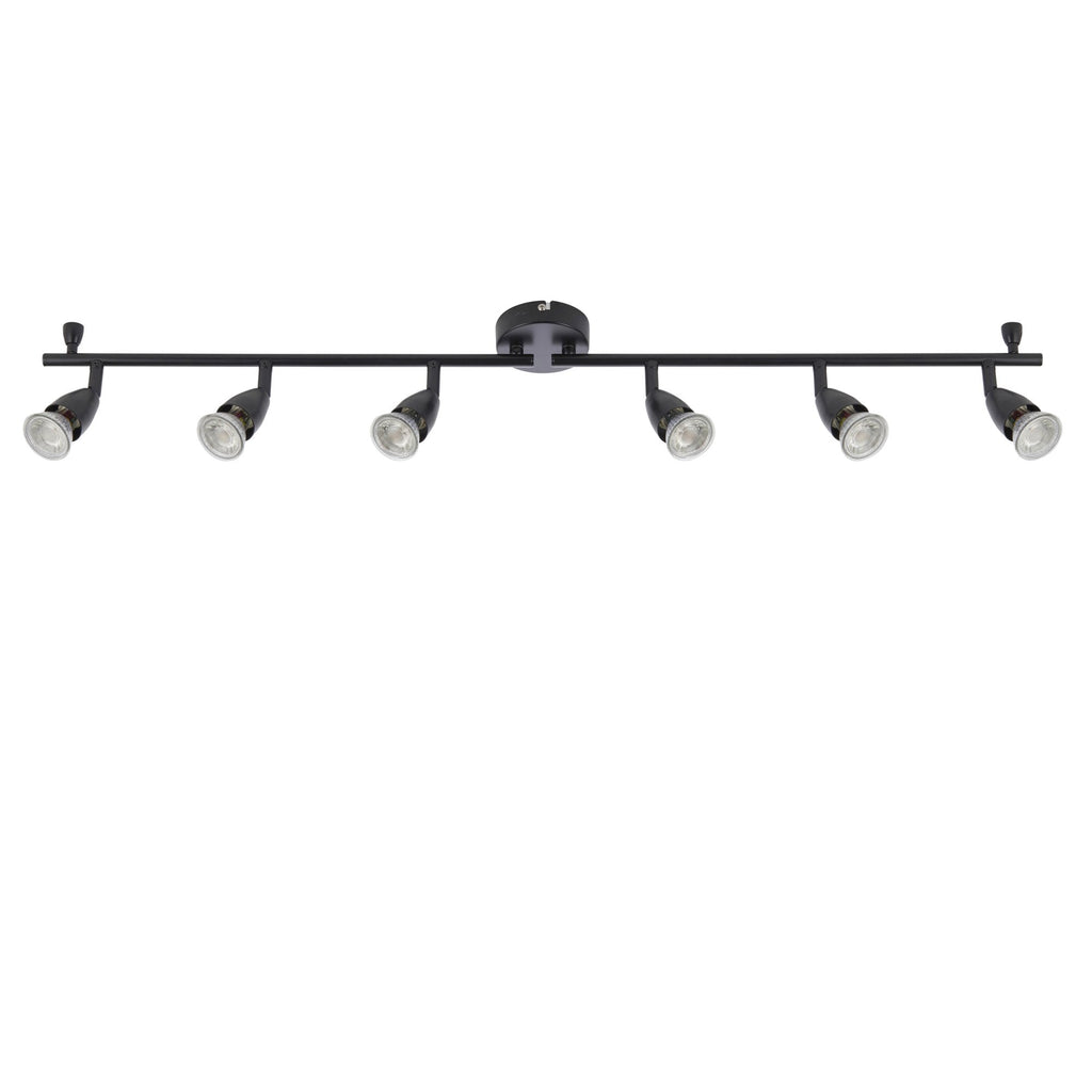 Amalfi Six Bar Spotlight in Black Finish 101332