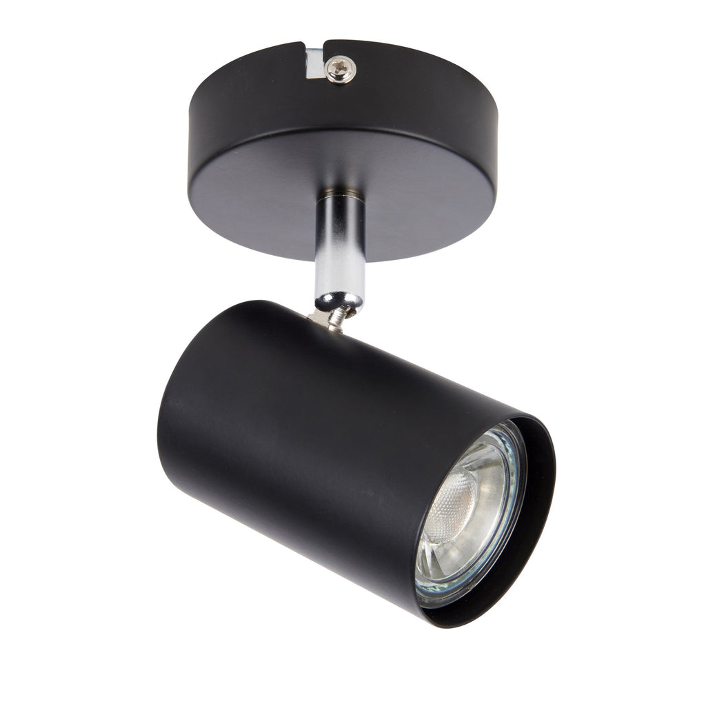 Arezzo Single Ceiling Or Wall Spotlight In Matt Black Finish 101333