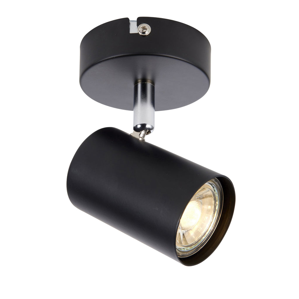 Arezzo Single Ceiling Or Wall Spotlight In Matt Black Finish 101333