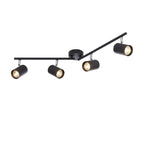 Arezzo 4 Light Ceiling Bar Spotlight In Matt Black Finish 101335