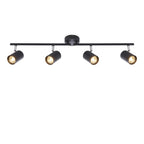 Arezzo 4 Light Ceiling Bar Spotlight In Matt Black Finish 101335