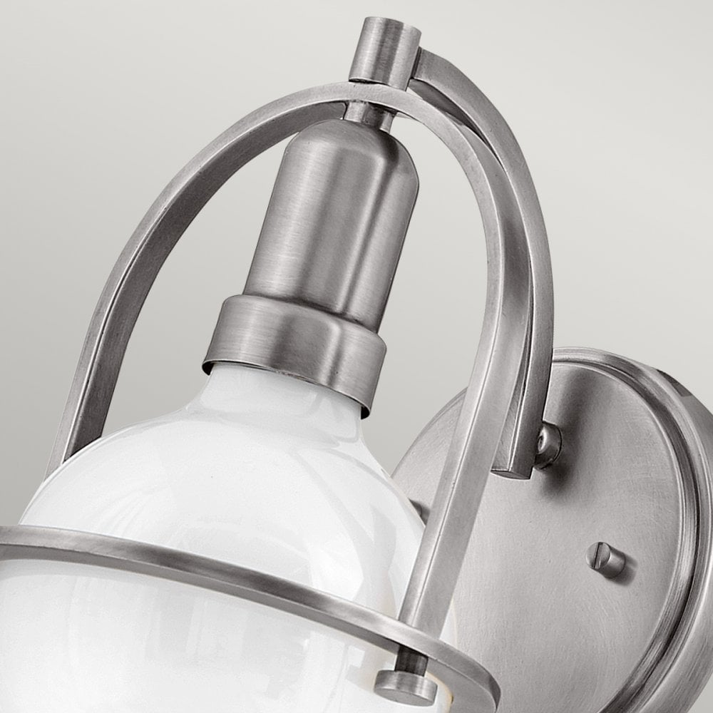 Somerset Wall Light In Brushed Nickel QN-SOMERSET1-BN