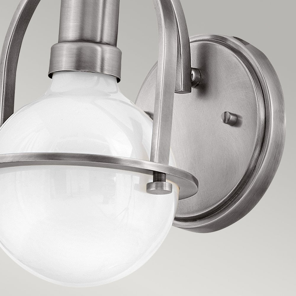 Somerset Wall Light In Brushed Nickel QN-SOMERSET1-BN