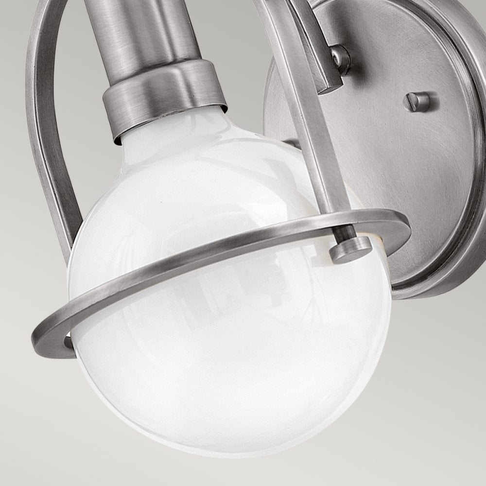 Somerset Wall Light In Brushed Nickel QN-SOMERSET1-BN