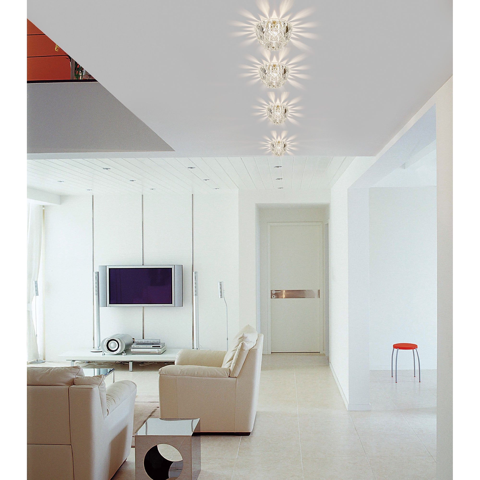 Ria Crystal Dome Downlight In Polished Chrome Finish IL31840CH