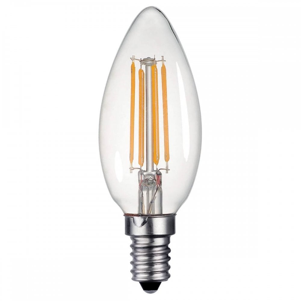 Filament LED Dimmable SES (E14) 4 Watt Candle Lamp