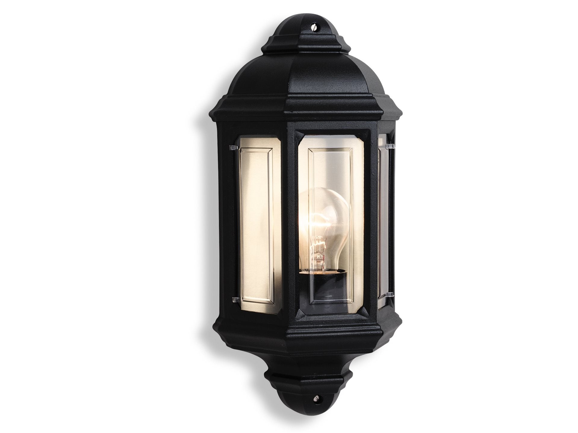 Black IP44 Outdoor Wall Light - 8751BK