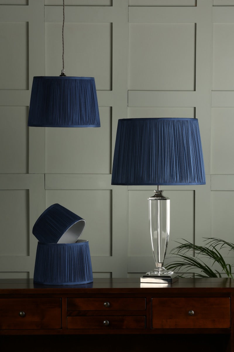 Laura Ashley Hemsley Silk Shade Midnight Blue 40.5cm/16 inch LA3756086-Q