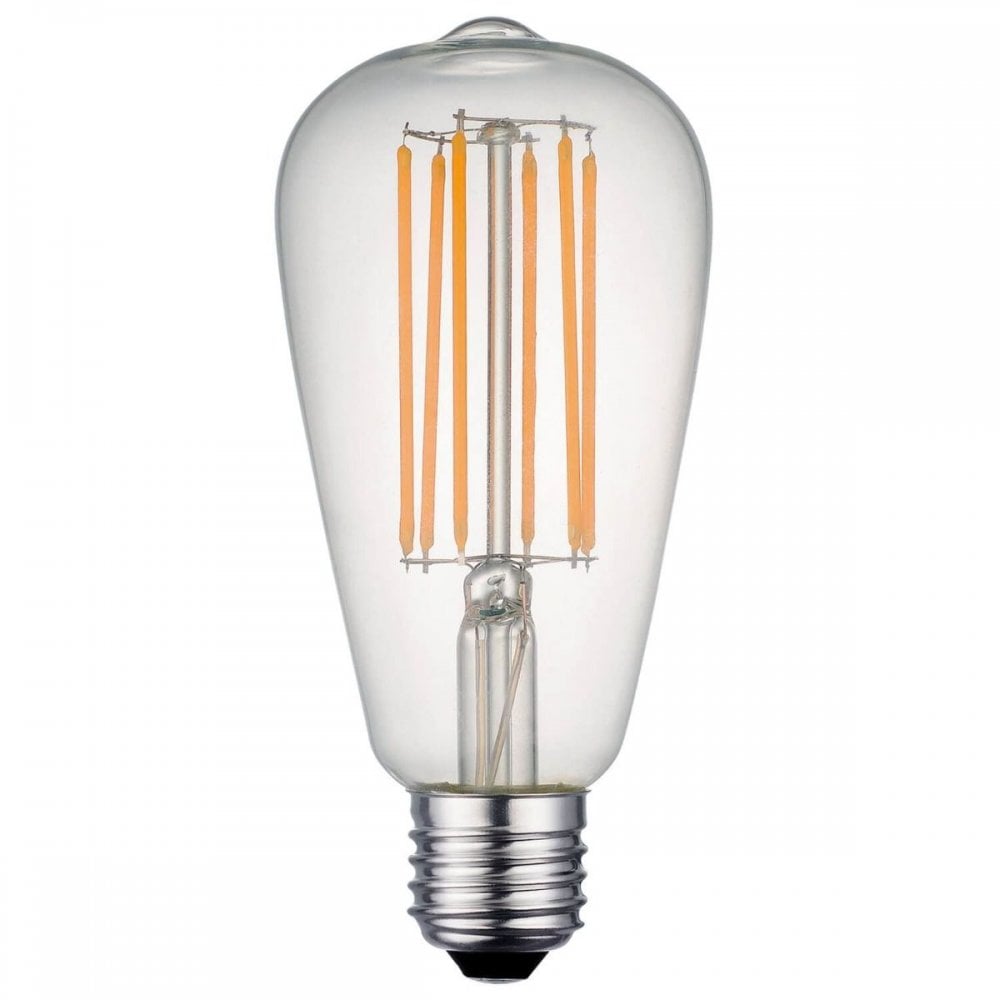 Filament Edison Screw LED Valve Dimmable 7 watt 2700 K 750 lumens BUL-E27-LED-15-I
