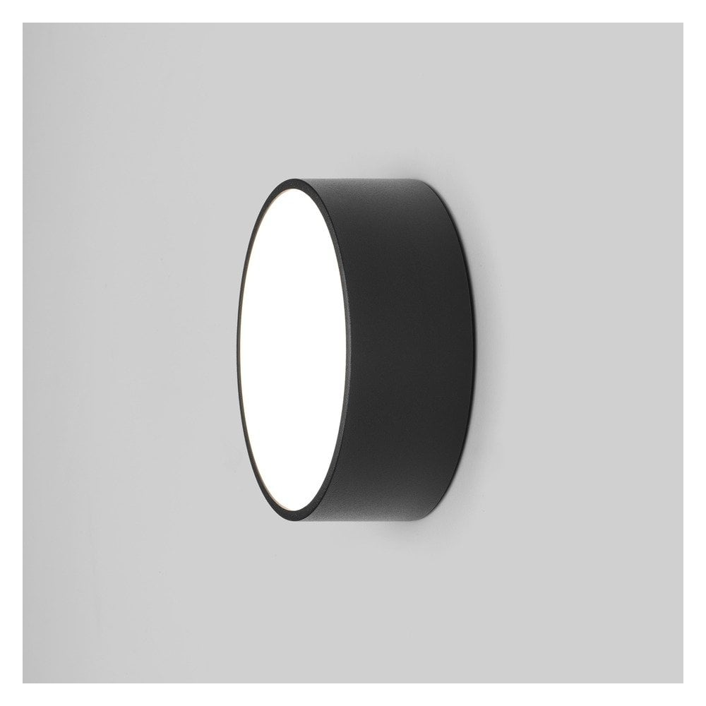 Kea 150 Outdoor Round LED Flush Light In Black Finish 1391002
