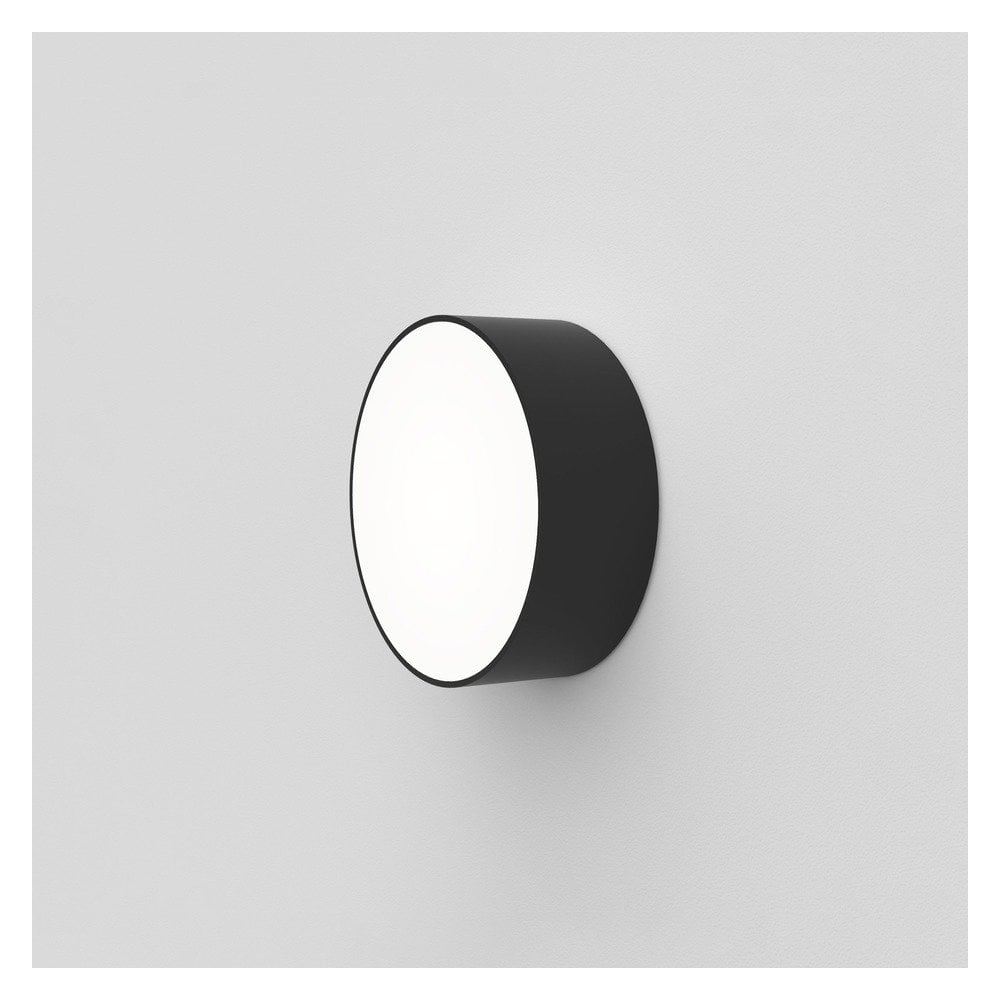 Kea 150 Outdoor Round LED Flush Light In Black Finish 1391002