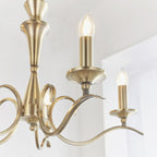 KORA-5AB 5 Light Chandelier With Antique Brass Finish