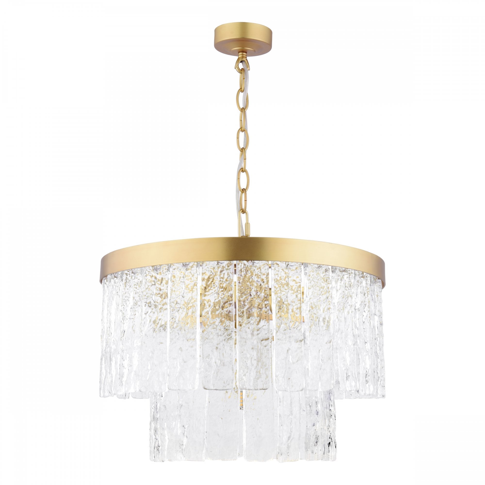 Durnsford 4 Light Ceiling Pendant Light In Matt Antique Brass and Glass LA3756411-Q