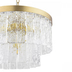 Durnsford 4 Light Ceiling Pendant Light In Matt Antique Brass and Glass LA3756411-Q