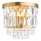 Rhosill Crystal Wall Light In Matt Antique Brass Finish LA3756391-Q