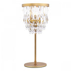 Rhosill Crystal Table Lamp In Matt Antique Brass Finish LA3756358-Q