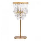 Rhosill Crystal Table Lamp In Matt Antique Brass Finish LA3756358-Q