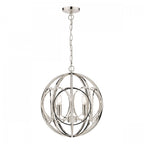 Orbital 3 Light Ceiling Pendant Light In Polished Nickel Finish LA3756050-Q