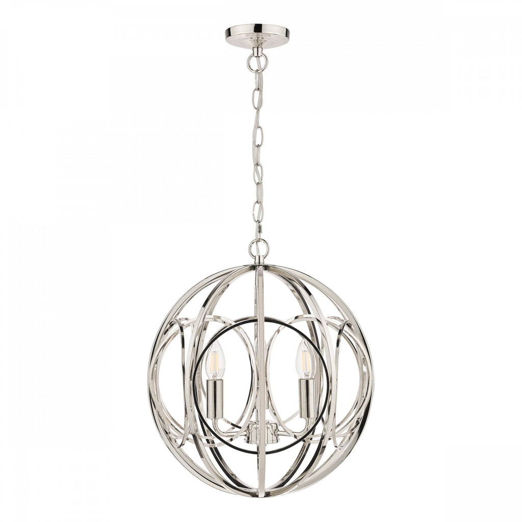 Orbital 3 Light Ceiling Pendant Light In Polished Nickel Finish LA3756050-Q