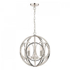 Orbital 3 Light Ceiling Pendant Light In Polished Nickel Finish LA3756050-Q