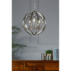Orbital 3 Light Ceiling Pendant Light In Polished Nickel Finish LA3756050-Q