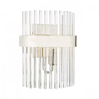 Alexa Glass Wall Light In Polished Nickel Finish LA3691060-Q