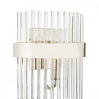 Alexa Glass Wall Light In Polished Nickel Finish LA3691060-Q