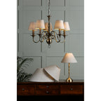 Winchester Statement 5 Light Chandelier In Antique Brass Finish LA3756067-Q